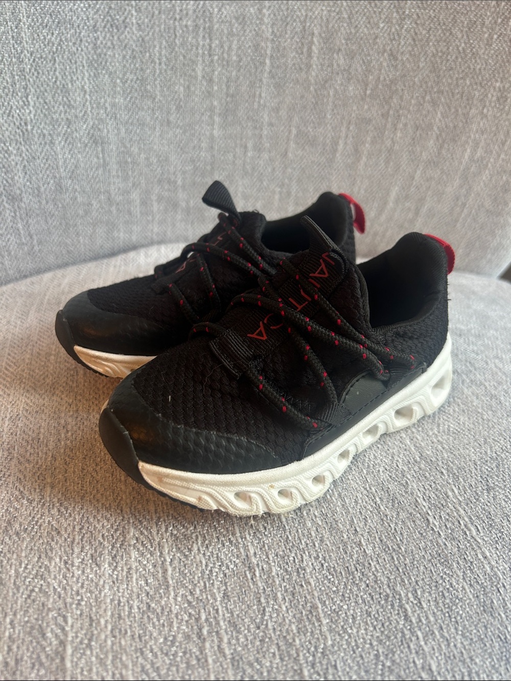 Nautica Baby Athletic Sneakers with Red Accents